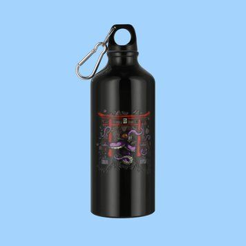 Пляшка для води Torii з карабіном (600 мл) MERCH008 фото